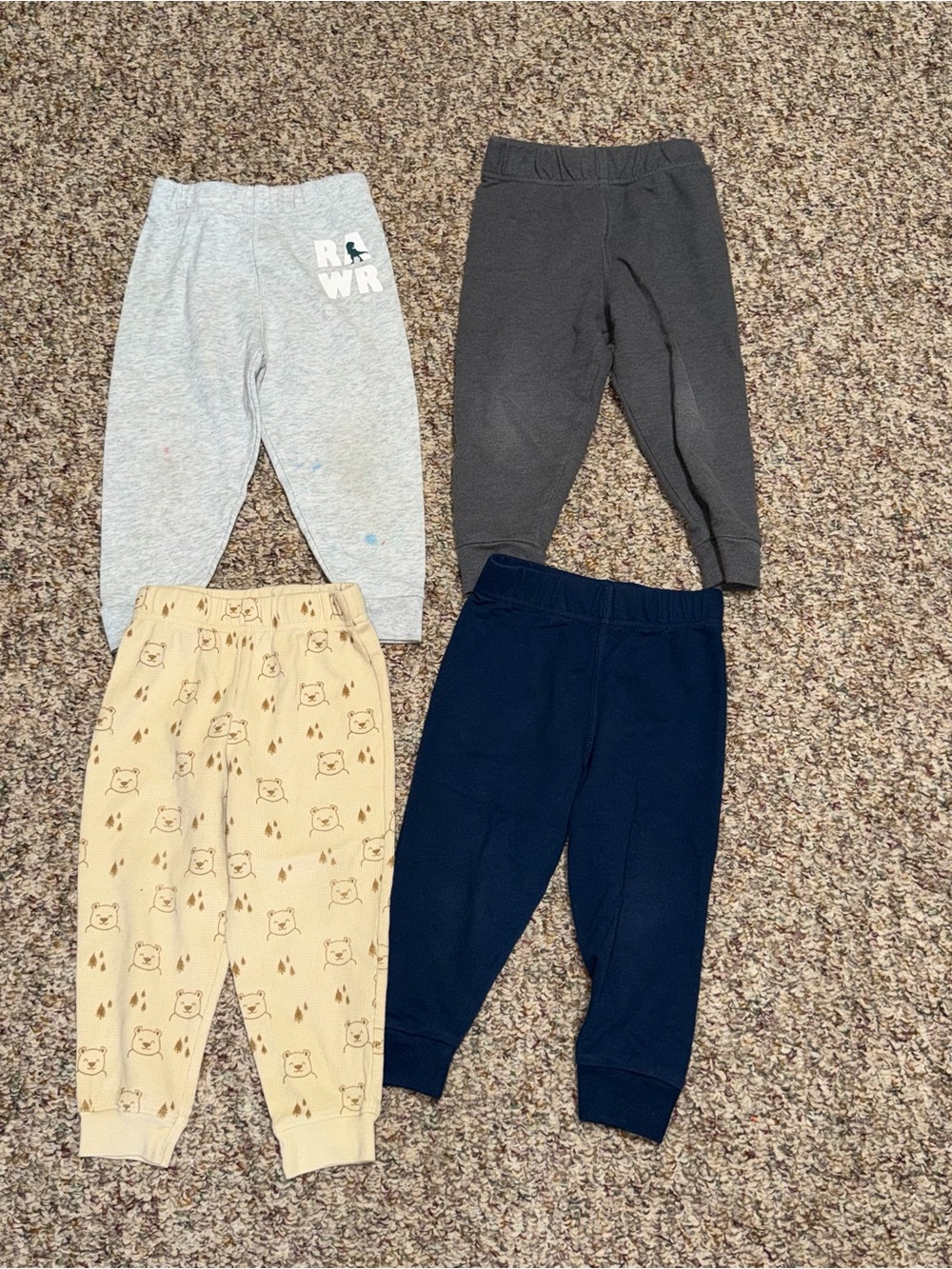 Boys girls size 2T pants Garanimals Kids Jogger Pants Bundle